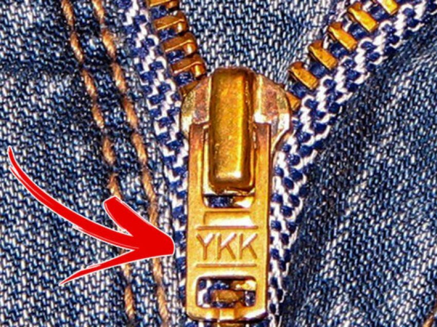 A e dini pse në zinxhirin e xhinseve shkruan “YKK”?