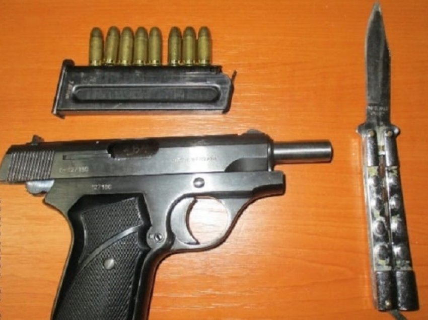 ​Sekuestrohet një revole, një thikë dhe municion në Prishtinë