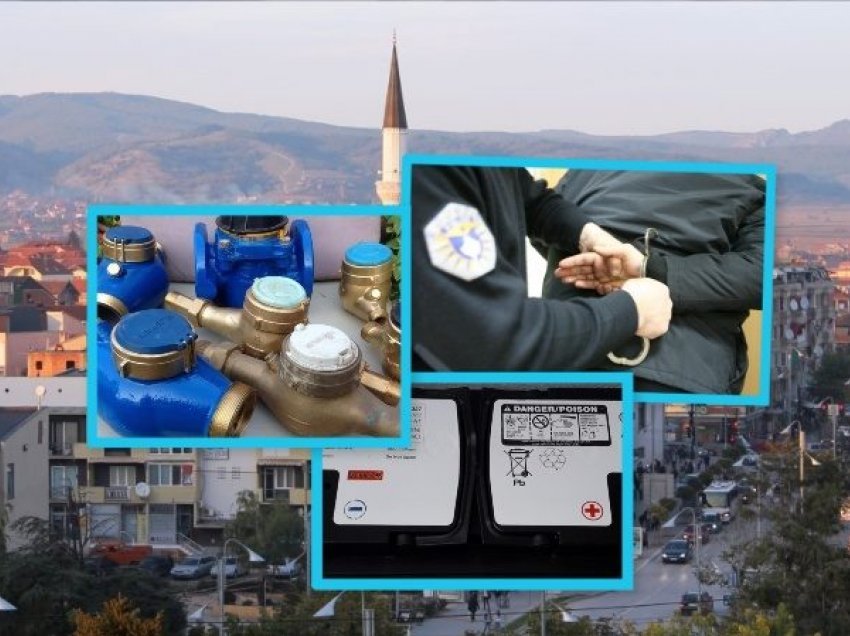 Arrestohet hajni në Gjilani: Kishte vjedhur 27 bateri të kamionëve, 205 orë matëse të ujit dhe 1400 pjesë të orëve