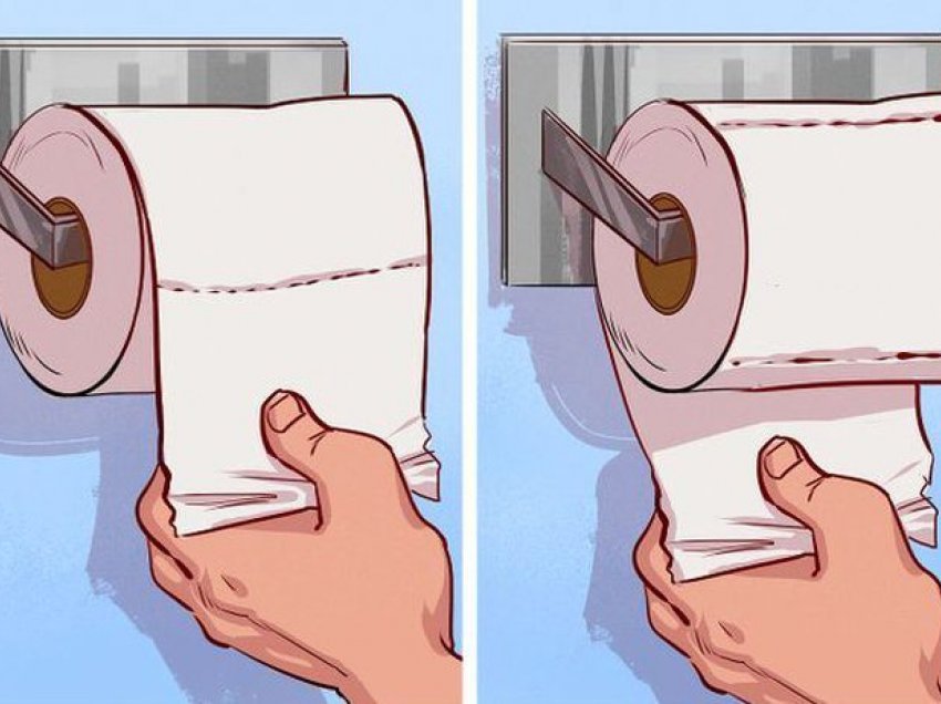 Çfarë thotë për ju mënyra se si e vendosni letrën higjienike në tualet 