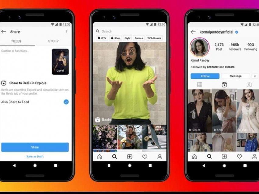 Instagram vjen me një azhurnim të ri – Një përqindje e vogël e përdoruesve janë duke testuar opsionin e ri
