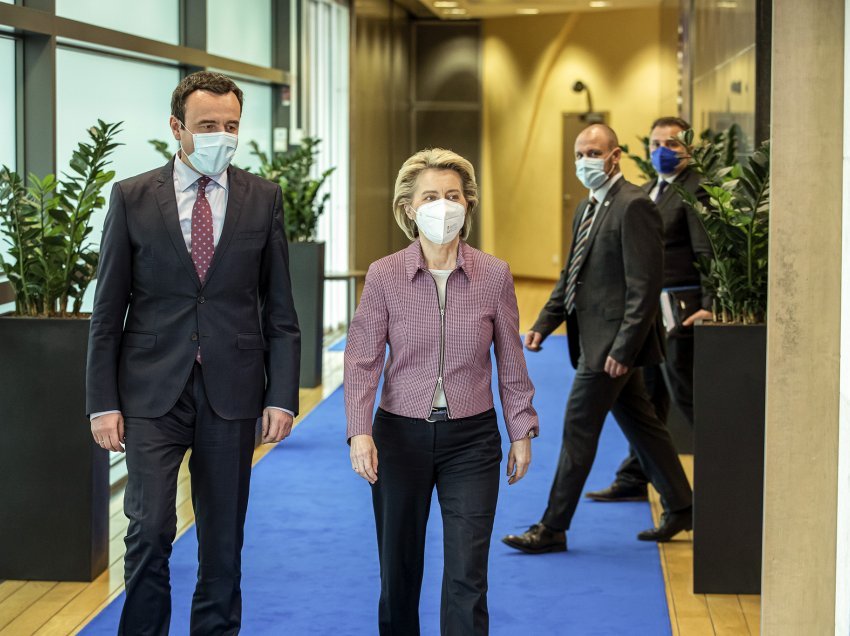 Kurti u prit në takim nga Presidentja e Komisionit Evropian, Ursula von der Leyen