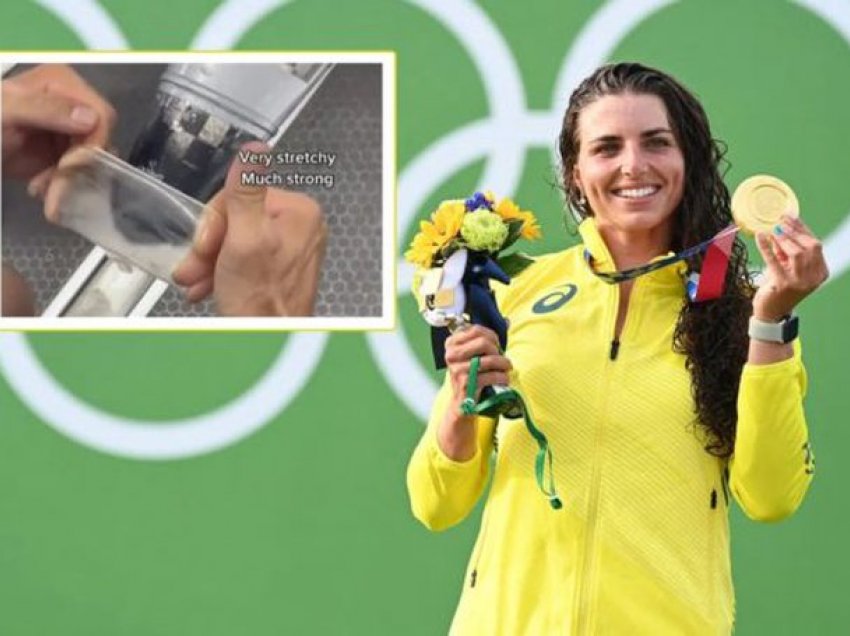 Australiania fiton medaljen e artë falë një prezervativi!