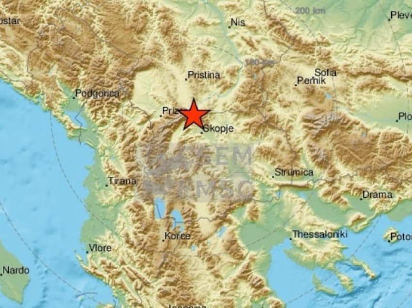 Tërmeti dridh Maqedoninë e Veriut