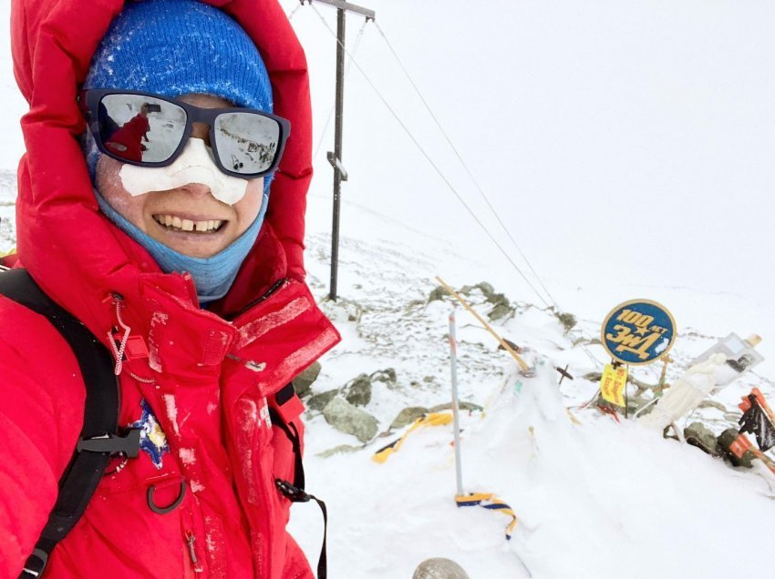 Uta, alpinistja e Kosovës me mesazh emocionues