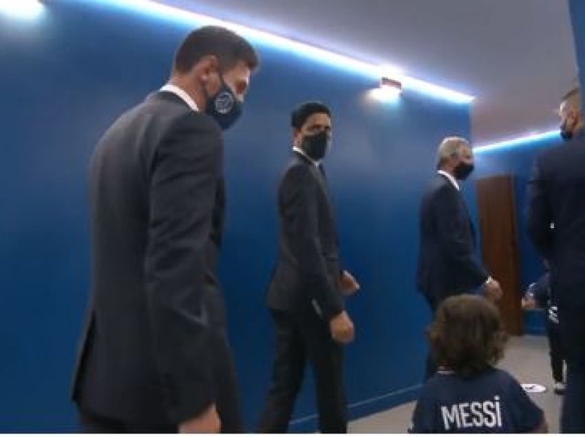 Messi në stadiumin e PSG-së