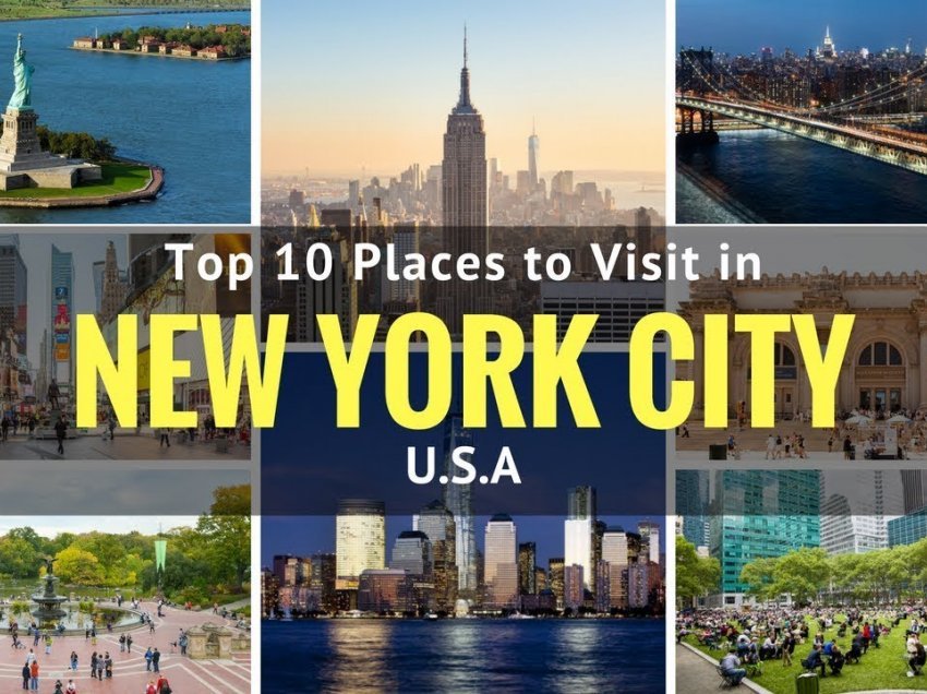 10 vendet më të vizituara për turistët në New York