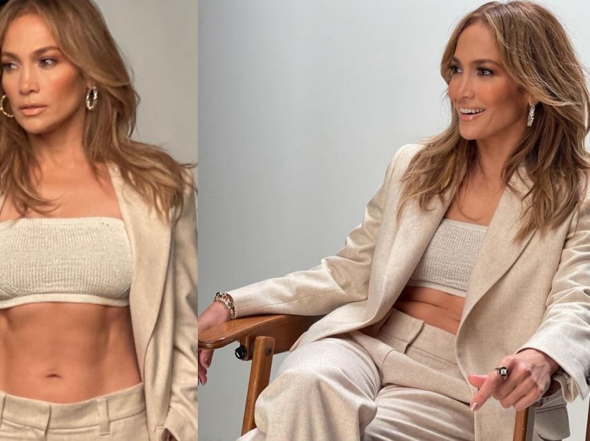 Jennifer Lopez duket perfekte derisa flet për projektin e saj të ri me Netflix