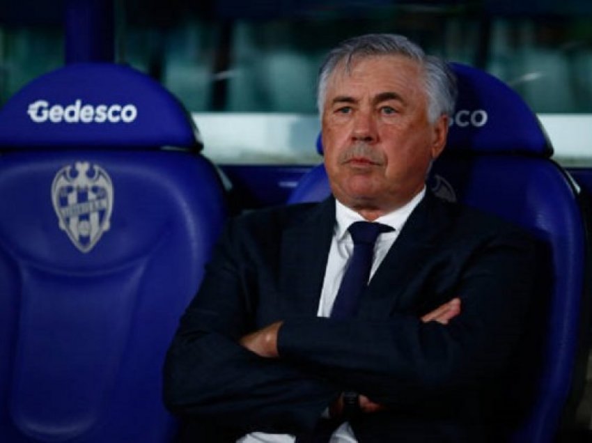 Ancelotti kritikon mbrojtjen e Real Madridit pas barazimit me Levanten