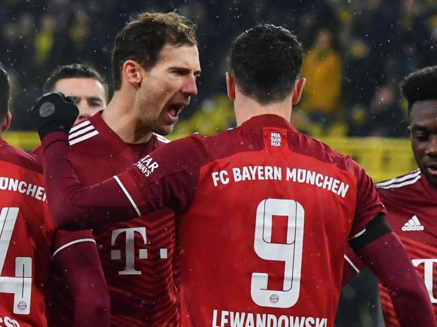 Spektakël në Dortmund, Bayerni fiton derbin e madh