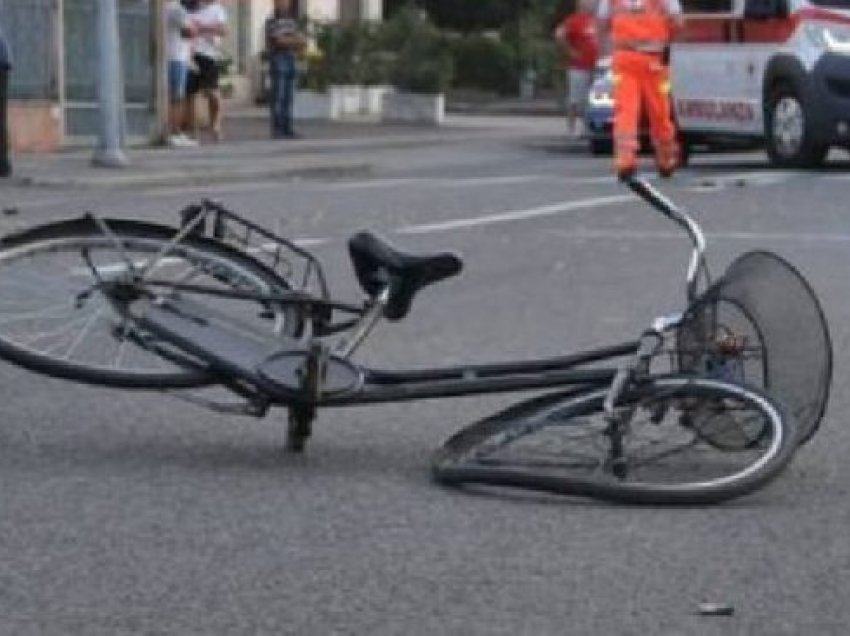 Aksident në rrugën Elbasan-Metalurgji, motomjeti përplas biçikletën