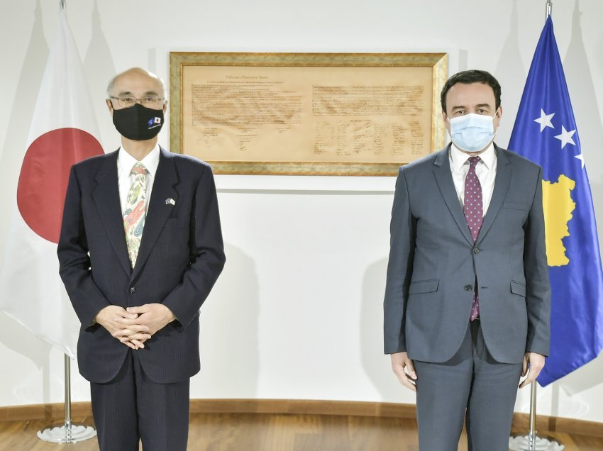 Kryeministri Kurti priti në takim ambasadorin e Japonisë, Mizutani Akira