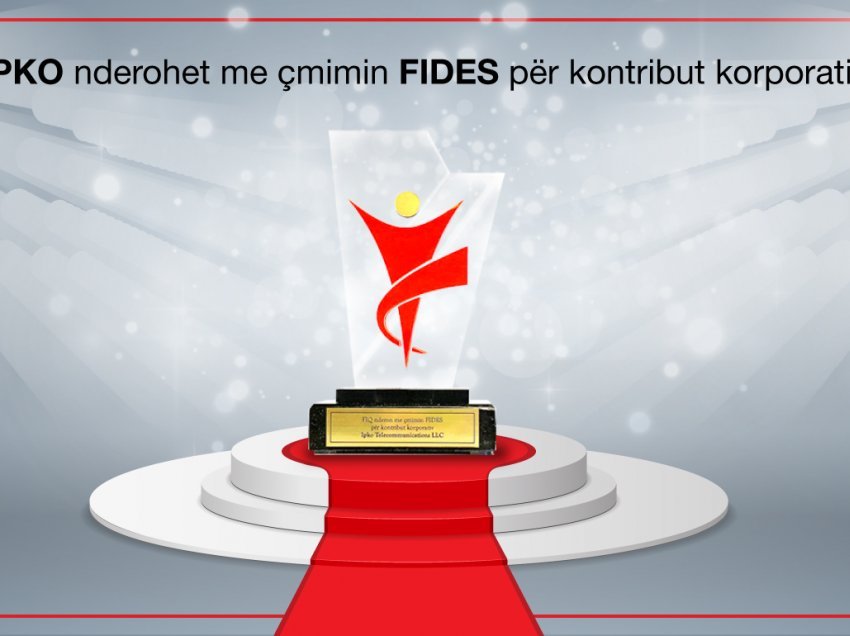 IPKO shpërblehet për të tretën herë me çmimin FIDES për kontribut në aktivitete filantropike