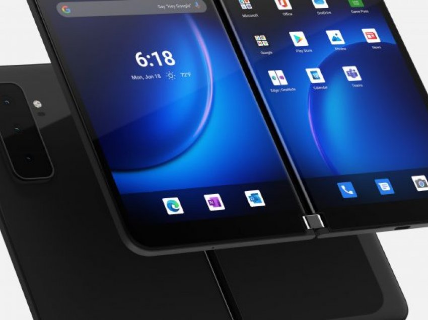 Pas Samsung, tani edhe Microsoft patentoi një telefon me tre ekrane