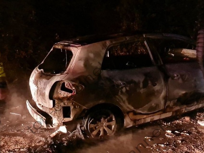 Ekzekutimi në Vlorë/ Gjendet “Toyota” e djegur, në bagazh një automatik, dyshohet e autorëve