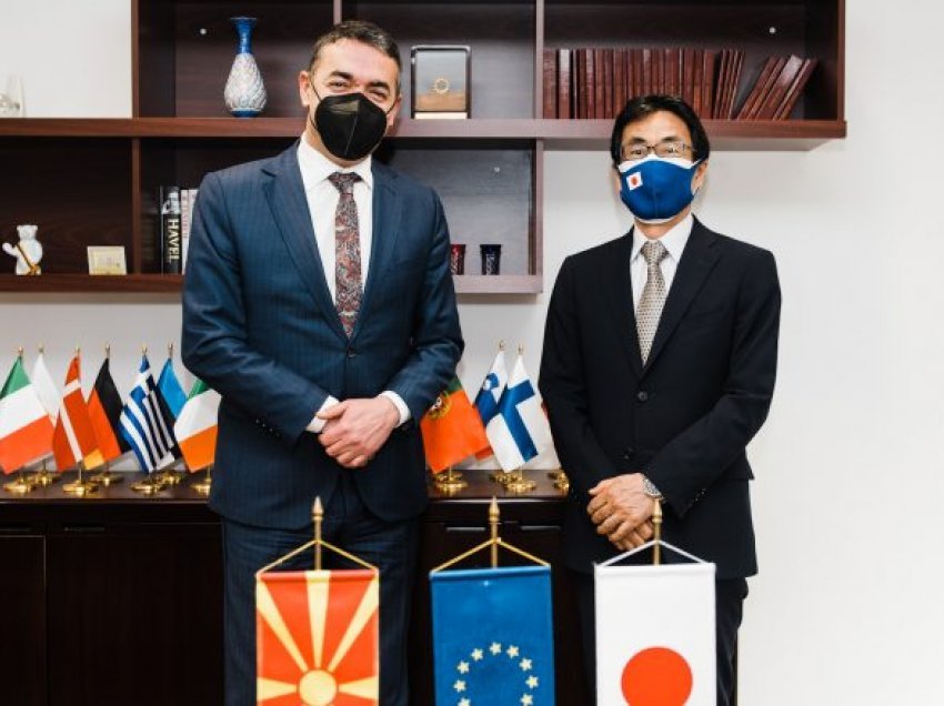 Dimitrov-Savada: Japonia mbështet euro-integrimet e Maqedonisë së Veriut