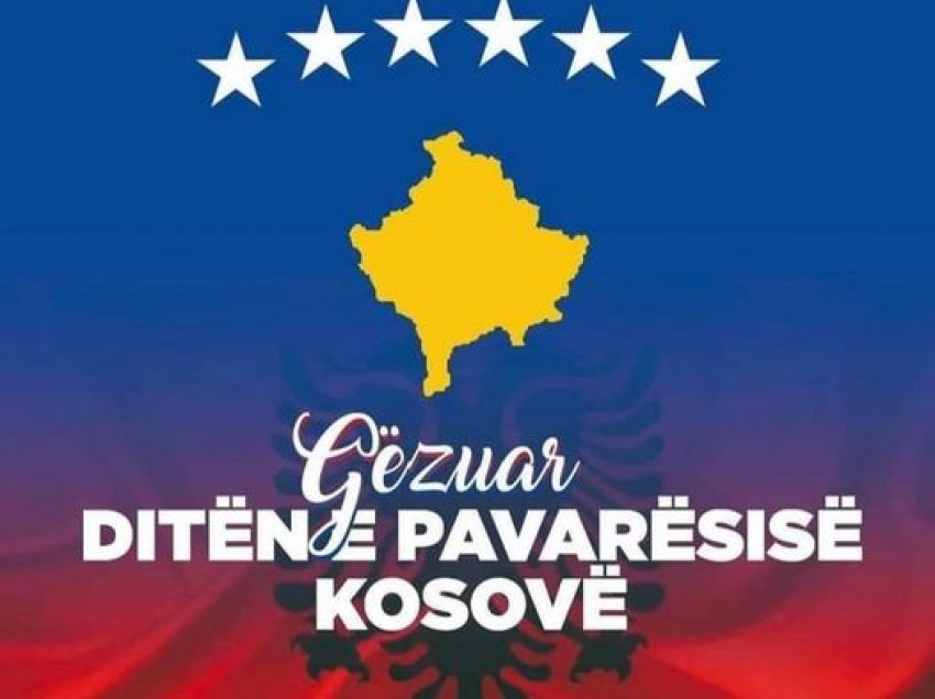 Me flamurin e Kosovës dhe Shqipërisë, Asllani uron për Ditën e Pavarësisë