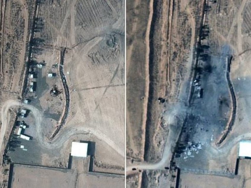 Para dhe pas, imazhet satelitore tregojnë efektet e sulmit ajror mbi caqet e milicisë siriane – bombat 230 kilogramëshe shkatërruan gjithçka