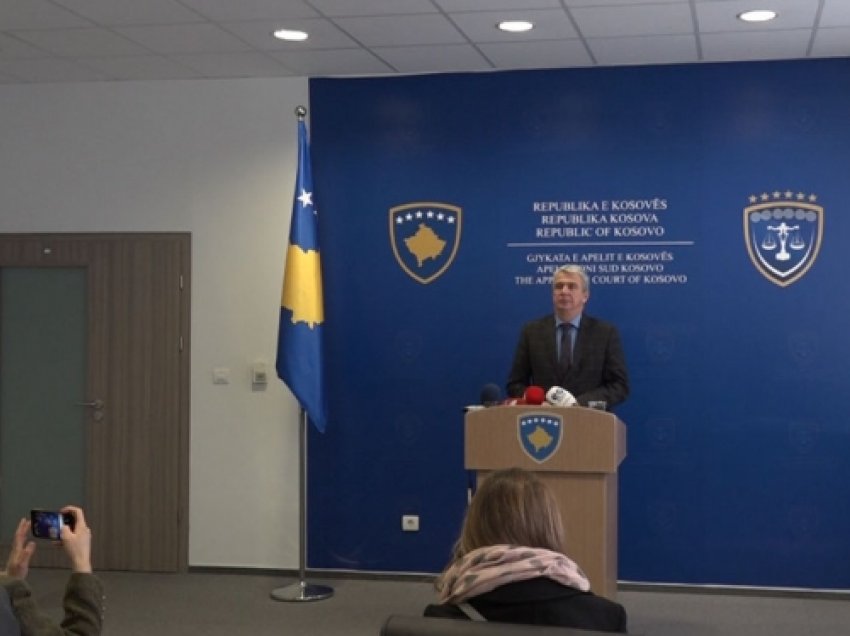 Kryetari i Apelit flet për mungesën e gjyqtarëve, kritikon Këshillin Gjyqësor të Kosovës