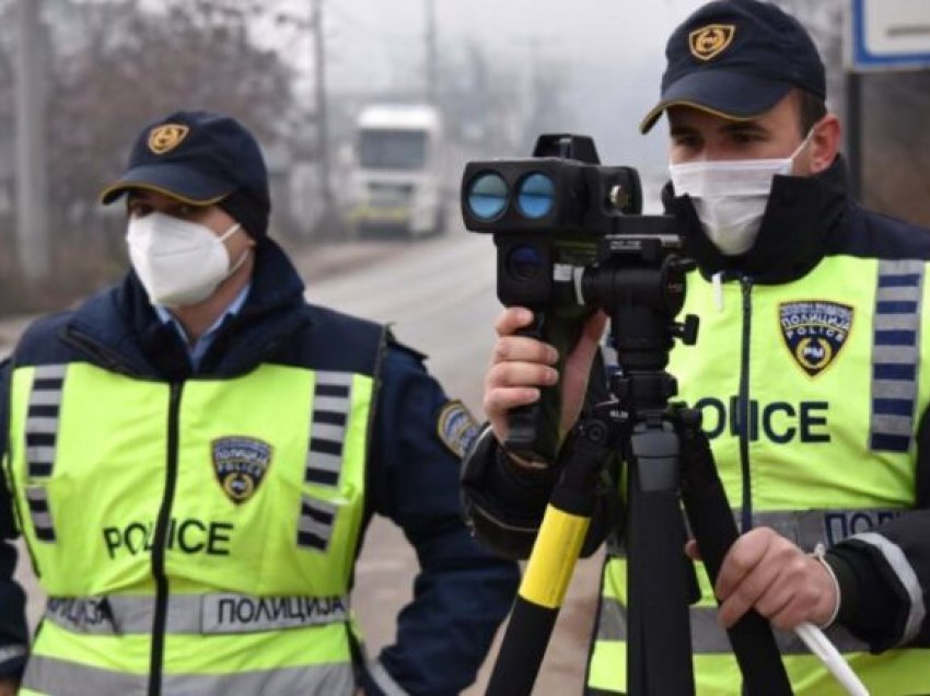 Sanksionohen 179 vozitës në Shkup, 28 për tejkalim të shpejtësisë