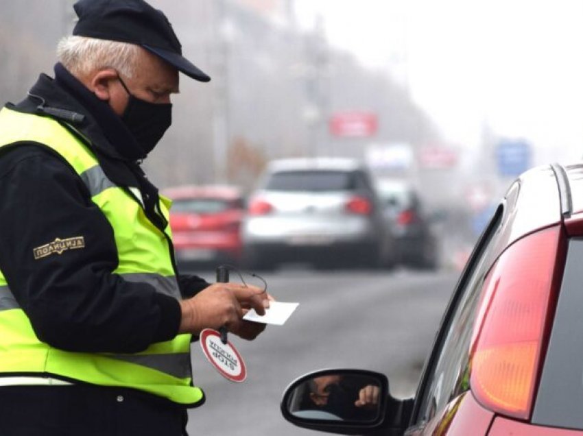 Policia gjobit 213 vozitës në Shkup