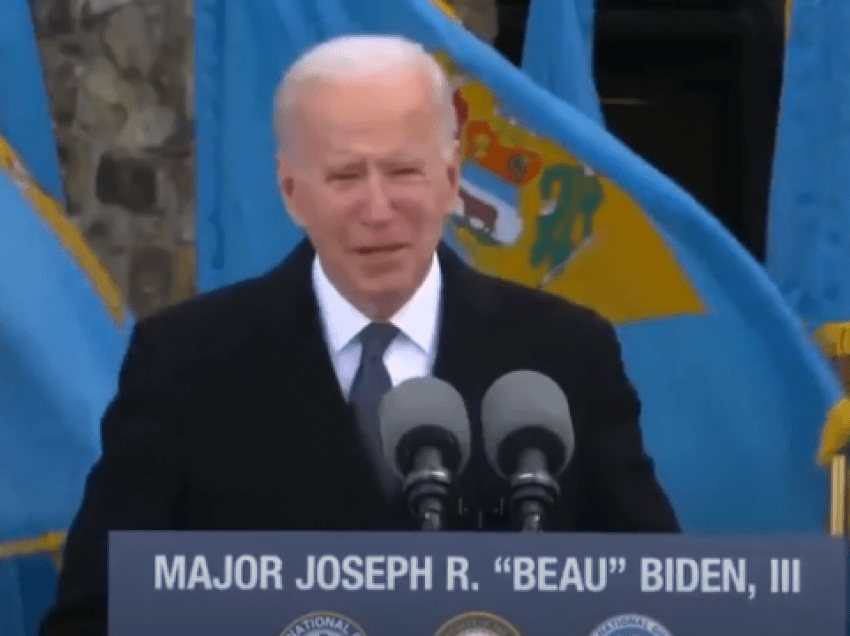 Joe Biden nuk përmbahet nga lotët në fjalimin para inaugurimit