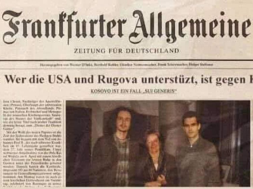 Reagon zyrtarisht mediumi gjerman FAZ: Titulli për Kurtin është fotomontazh, ai nuk u shfaq asnjëherë në gazetë