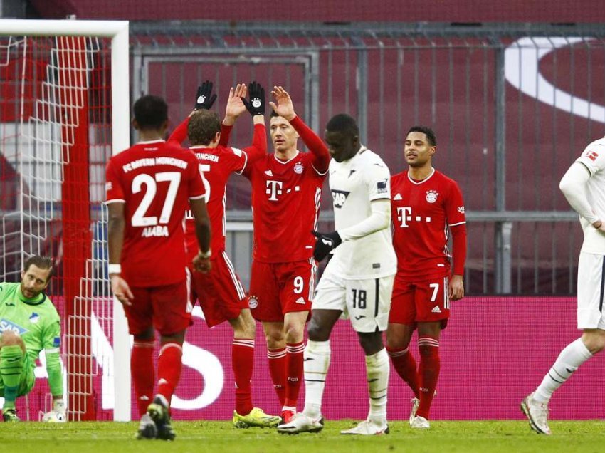 Bayerni i pamëshirshëm për Hoffenheimin