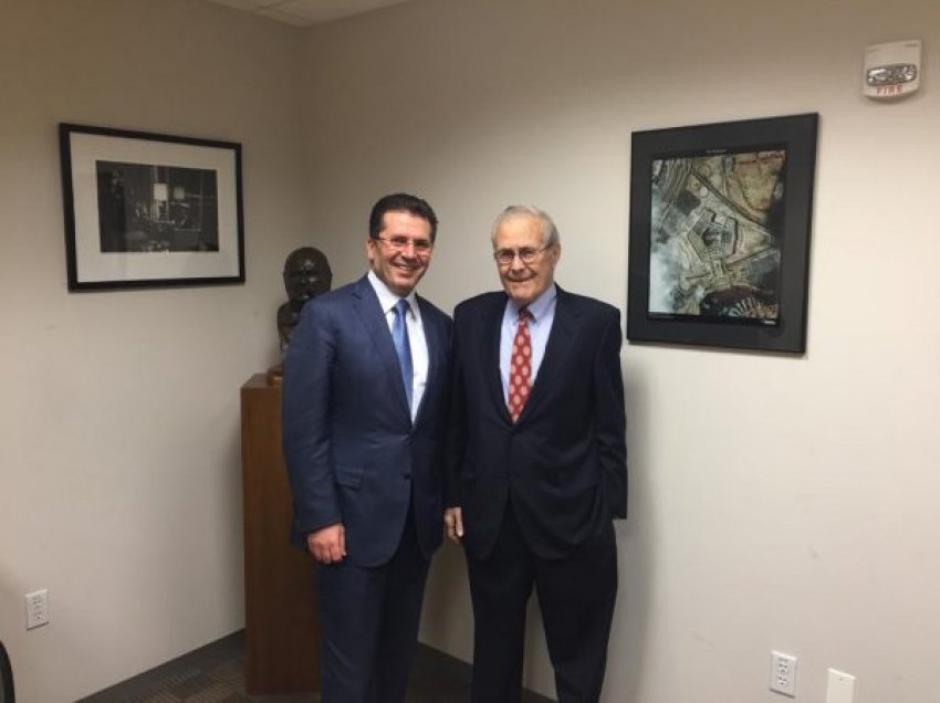 Mediu për Donald Rumsfeld: Shtetar i jashtëzakonshëm, mik i shqiptarëve