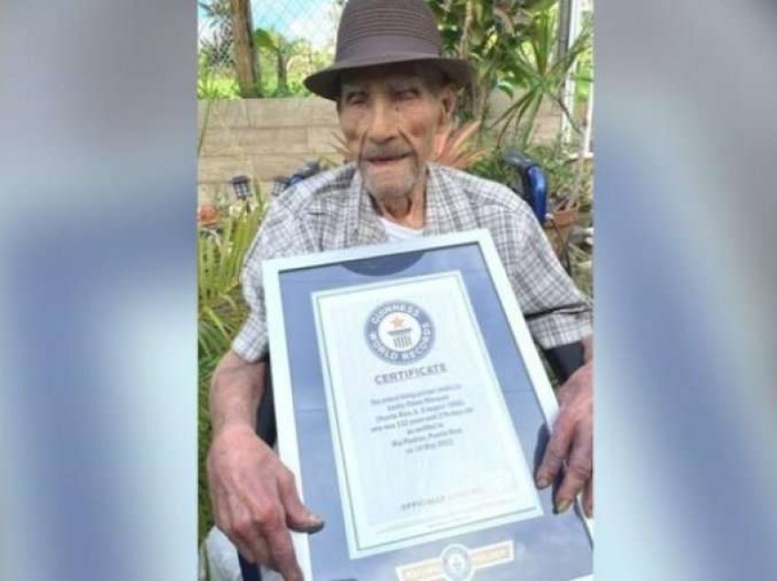112-vjeçari është njeriu më i vjetër i gjallë në botë 