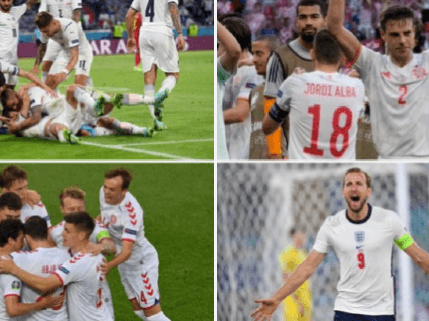 E habitshme: Të gjitha kombëtaret që luajtën me fanellë të bardhë shkuan në gjysmëfinale
