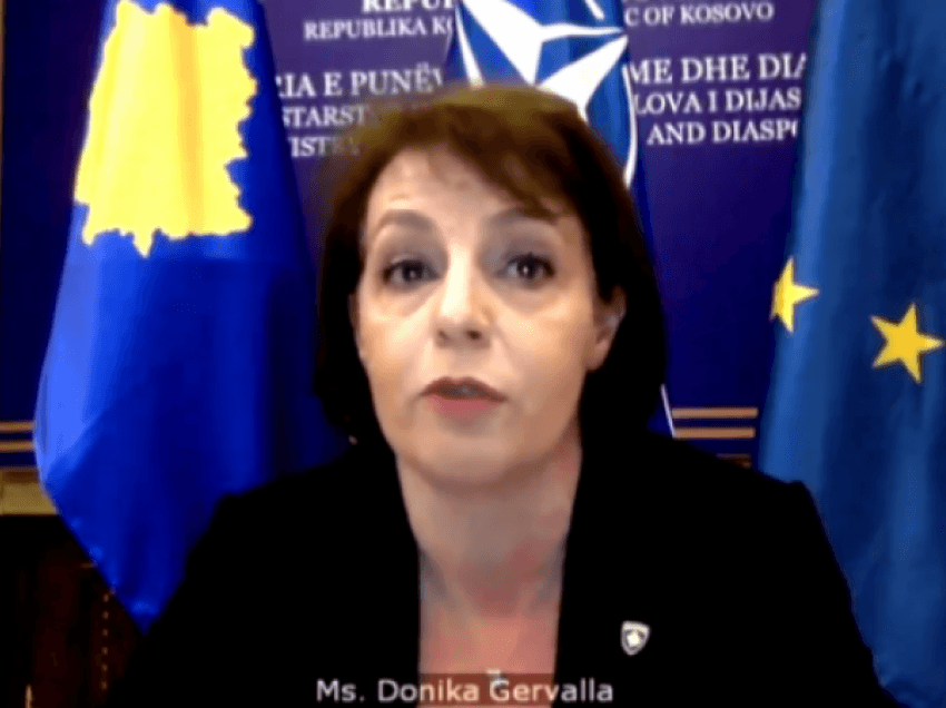 Ministrja Gërvalla zbulon emrin e ambasadorit të Kosovës në Shqipëri