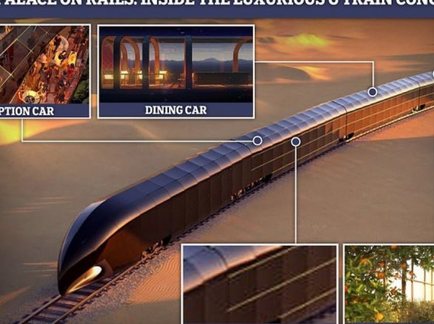 “Pallati në binarë”, treni 350 milionë dollarësh brenda të cilit nuk mungon asgjë