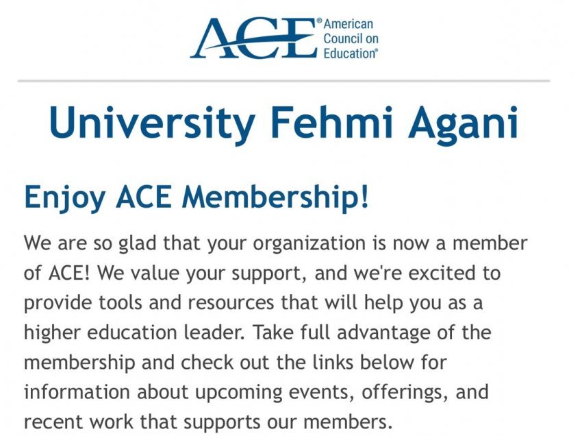 Universiteti “Fehmi Agani” në Gjakovë anëtarësohet në Këshillin Amerikan për Arsimin