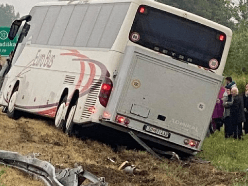 Përplaset autobusi me shqiptarë që po udhëtonte nga Gjermania në Kroaci
