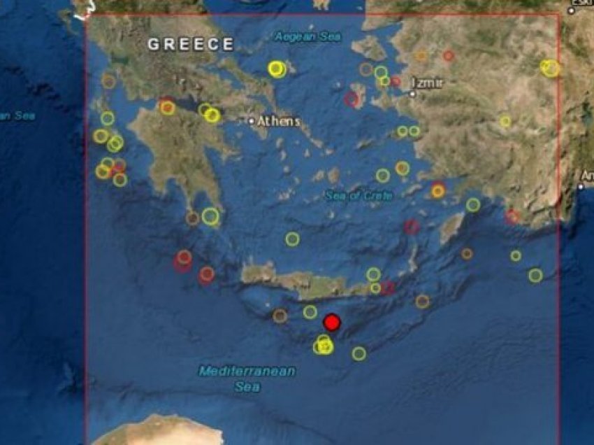 Tërmet i fortë goditi Greqinë, lëkundjet ndjehen edhe në Shqipëri