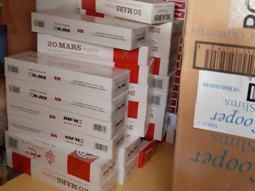Kapen 2,100 kilogramë cigare kontrabandë në Mitrovicë të Veriut