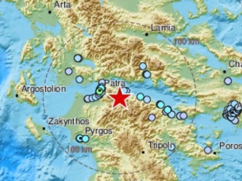 Tërmet i fortë godet Greqinë