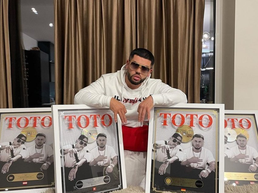 “Toto” nga Noizy dhe Raf Camora certifikohet si ‘Gold dhe Platinum’ në shtete të ndryshme të Evropës