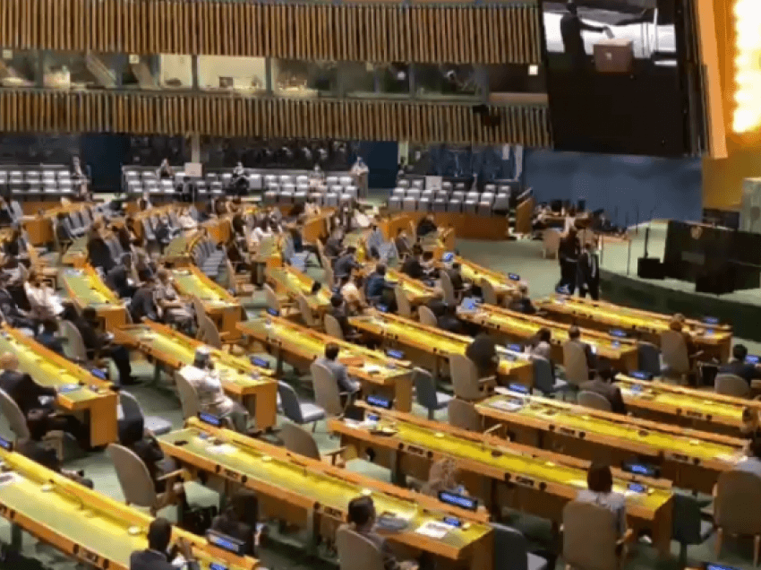 Ministrja Xhaçka voton në Asamblenë e Përgjithshme të OKB