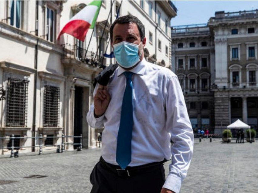 Itali/ Trendi i infektimeve në rënie, Salvini: Shpresoj që maskat të hiqen edhe në ambientet e hapura