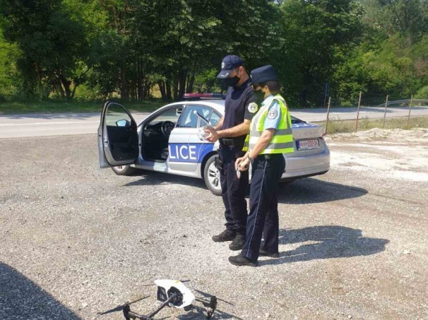 ​Policia në Mitrovicë fillon kontrollin me dron