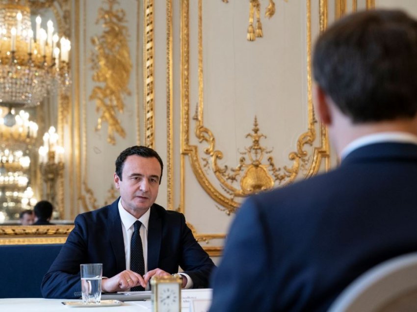 Zv.kryeministrja e Kosovës zbulon çfarë u fol në takimin Kurti-Macron