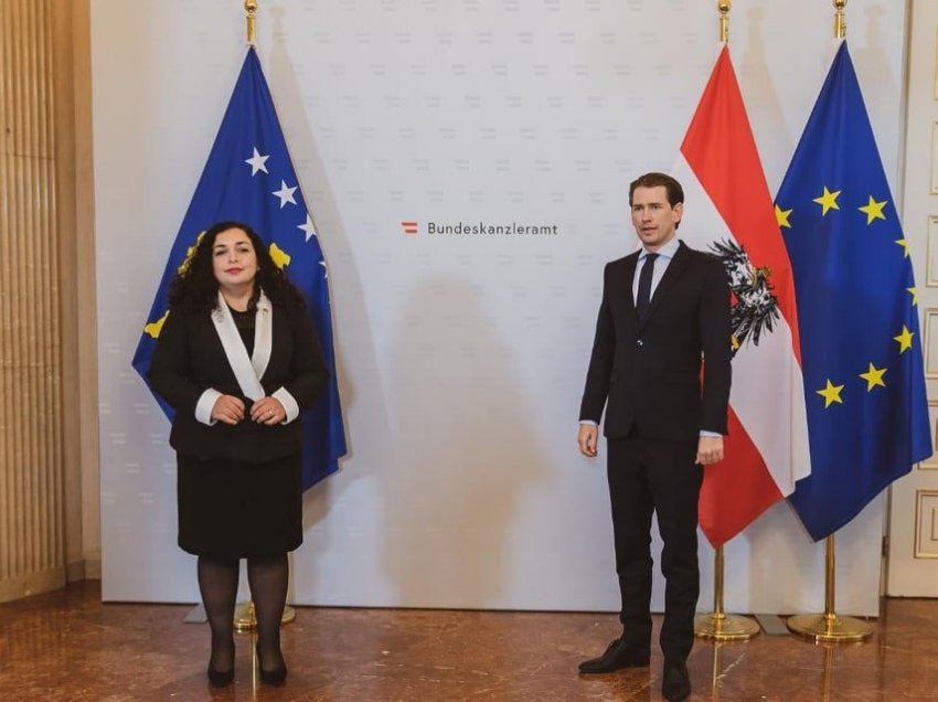 Osmani dhe Kurz flasin për dialogun Kosovë-Serbi