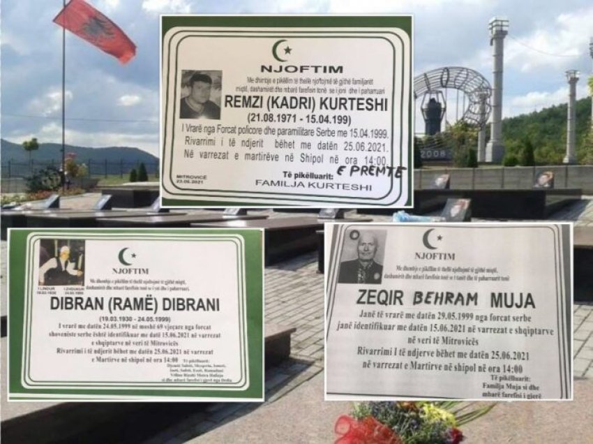 Nesër do të varrosen katër të zhdukur nga lufta e fundit në Kosovë