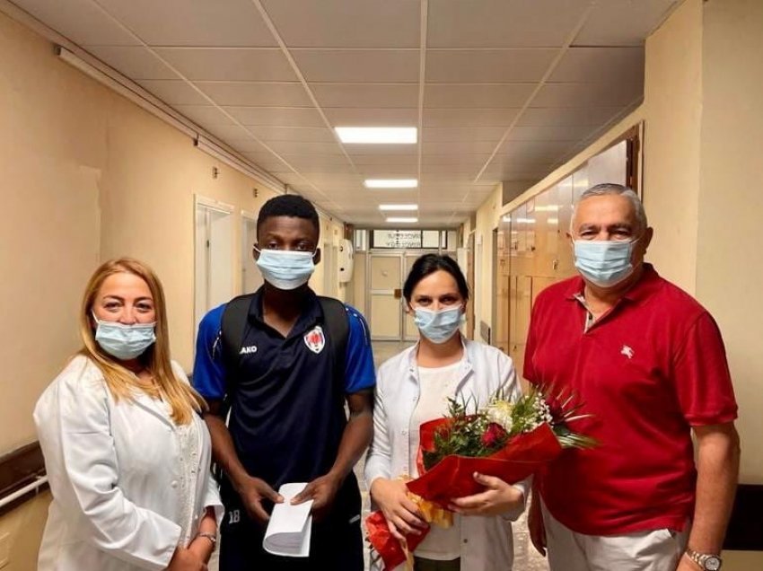 Futbollisti i Prishtinës lirohet nga spitali