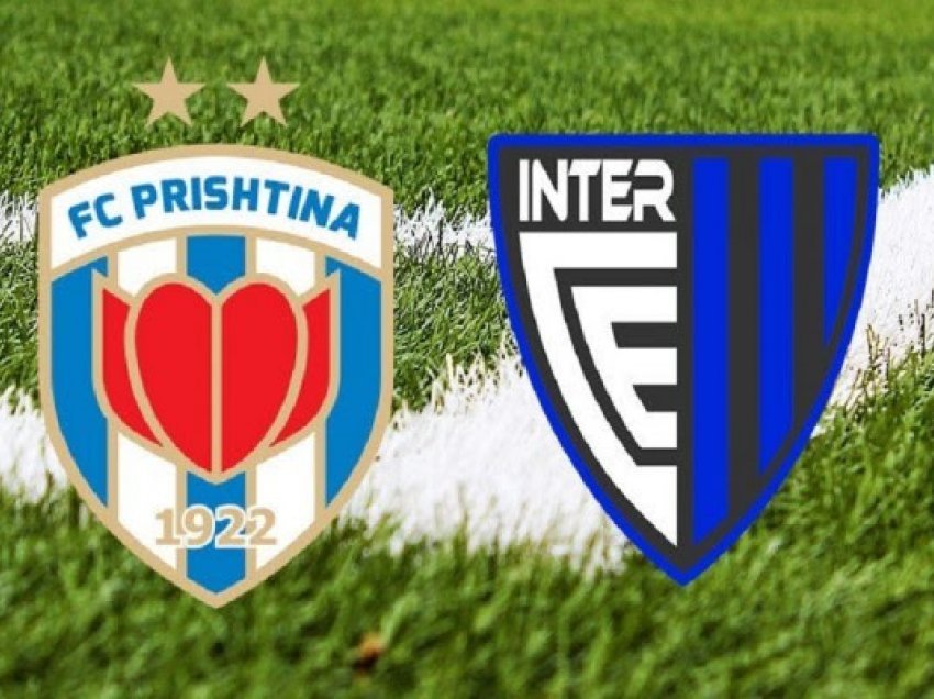 ​Prishtina-Inter Escaldes, formacionet zyrtare