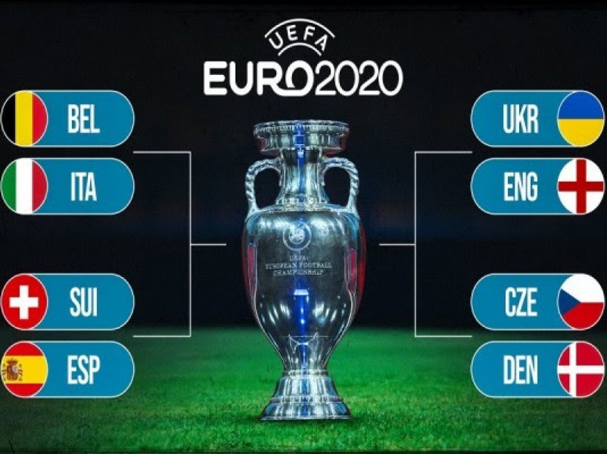 ​Euro 2020: Datat, stadiumet dhe çiftet e çerekfinales