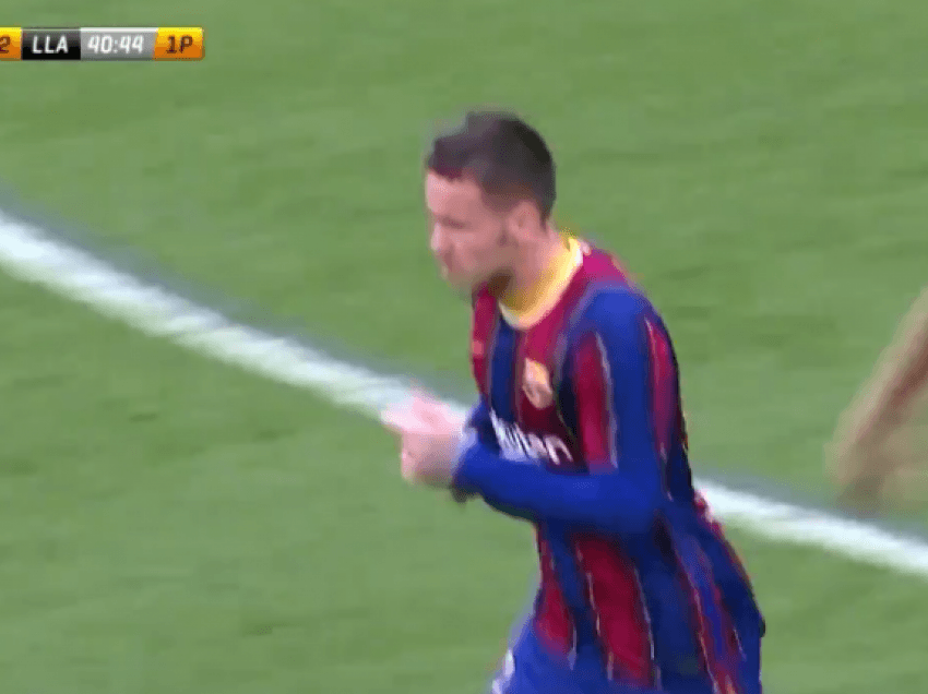 Manaj vazhdon shkëlqimin me një tjetër gol te Barcelona