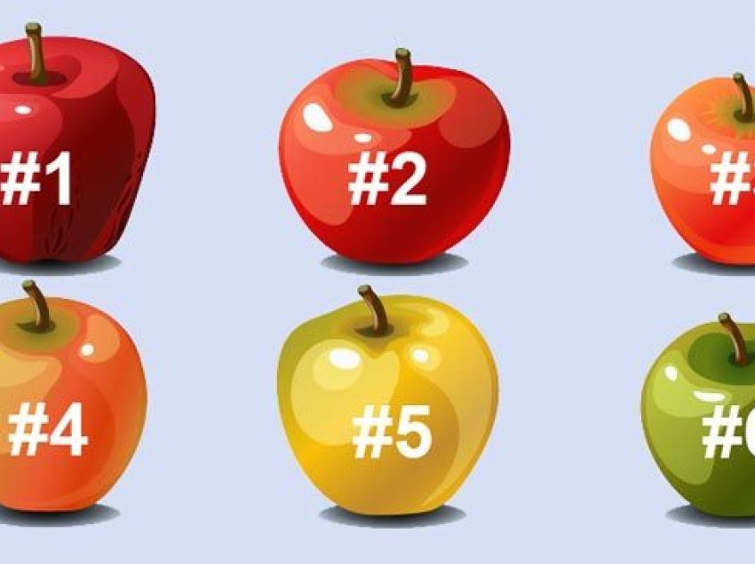Test psikologjik: Zgjidhni një mollë dhe zbuloni një sekret për veten
